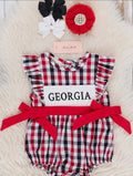 Ga Smocked GinghamBubble