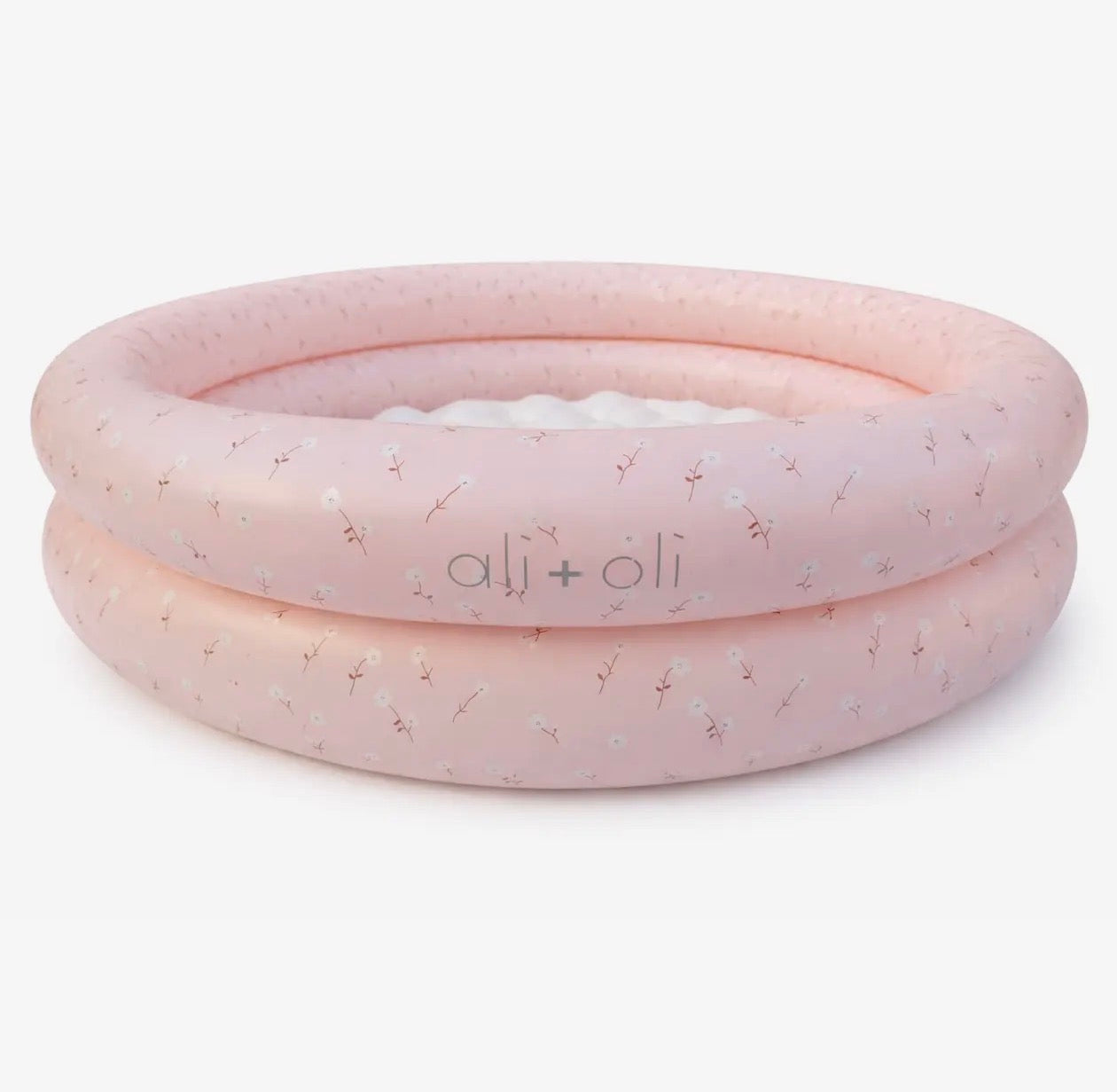 Ali+Oli Two-Ring Inflatable Kiddie Pool (Peony)