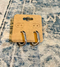 Silver Oval Earrings