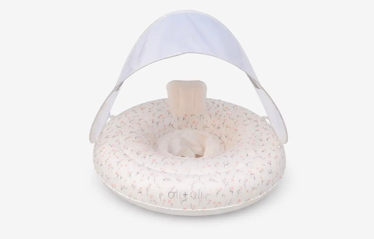 Ali+Oli Baby Swim Seat with Sun Canopy (Flowers)
