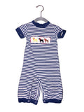 Dog embroidered Romper