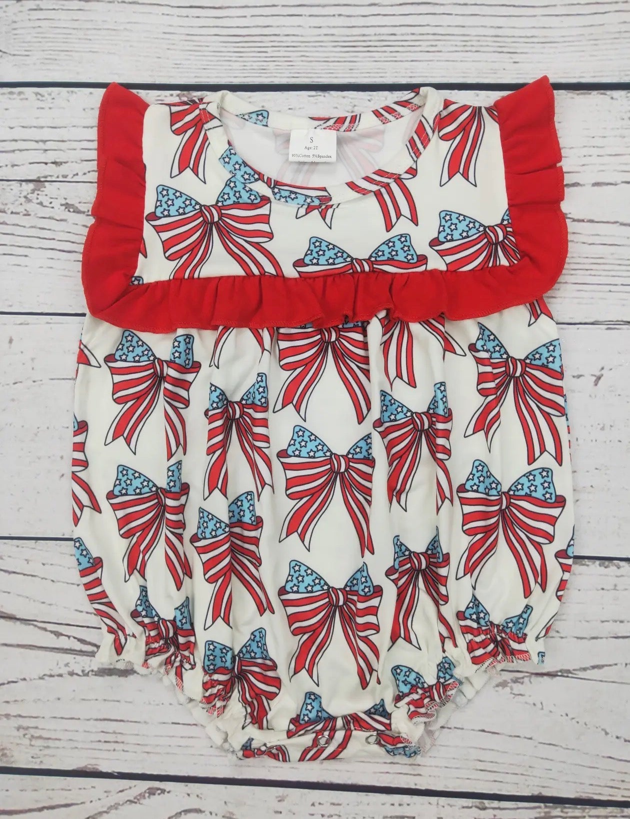 Bow 4th of July Bubble