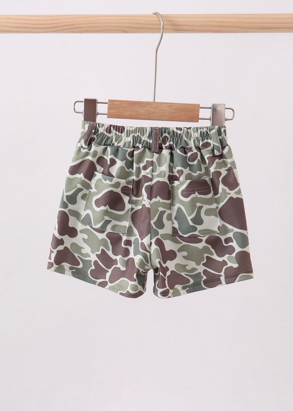 Camouflage printed shorts