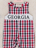 Ga Smocked Gingham Johnny
