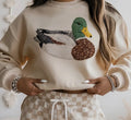 Duck patchwork sweatshirt