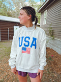 Reversible USA MockNeck