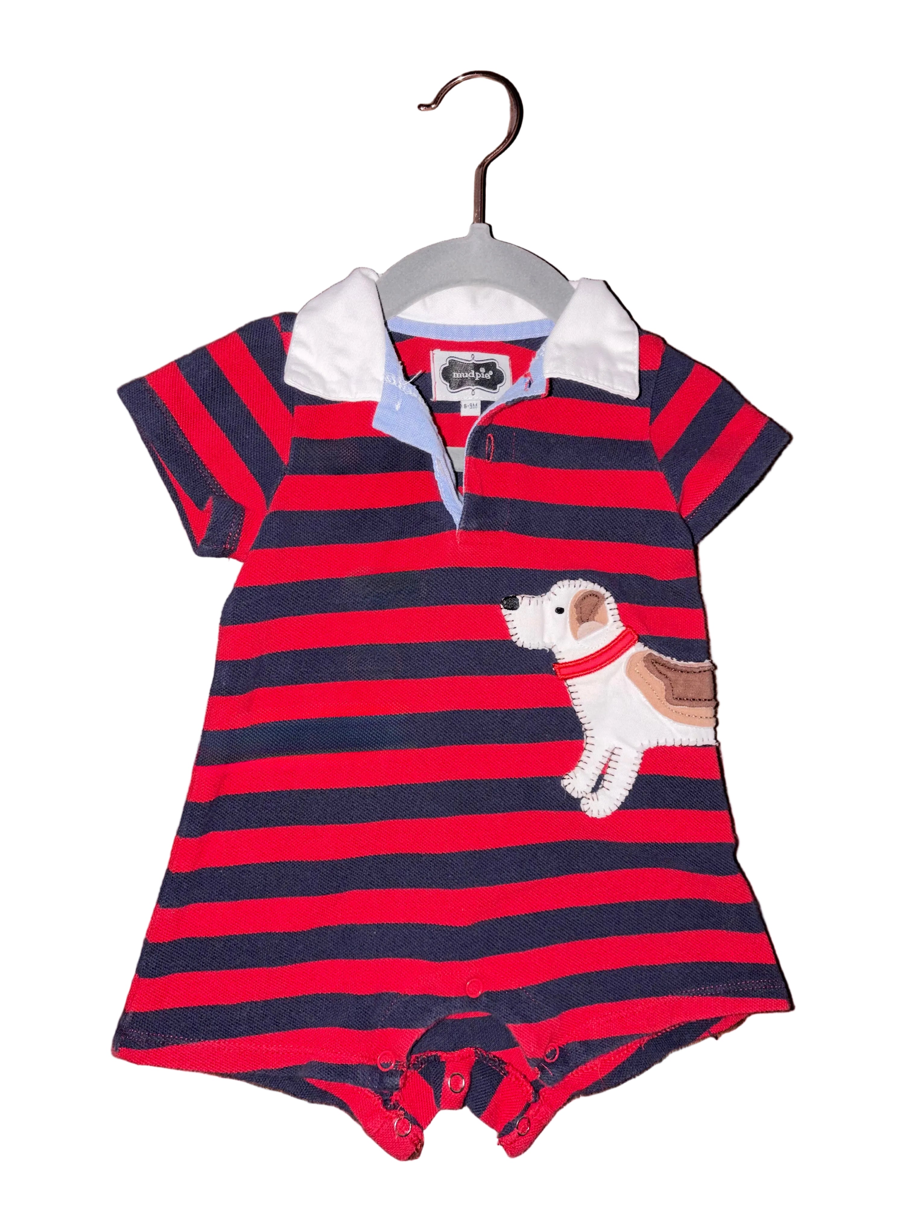 Mudpie Striped Romper