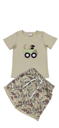 Tan dog camo set