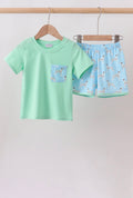 Green Pointer puppy set