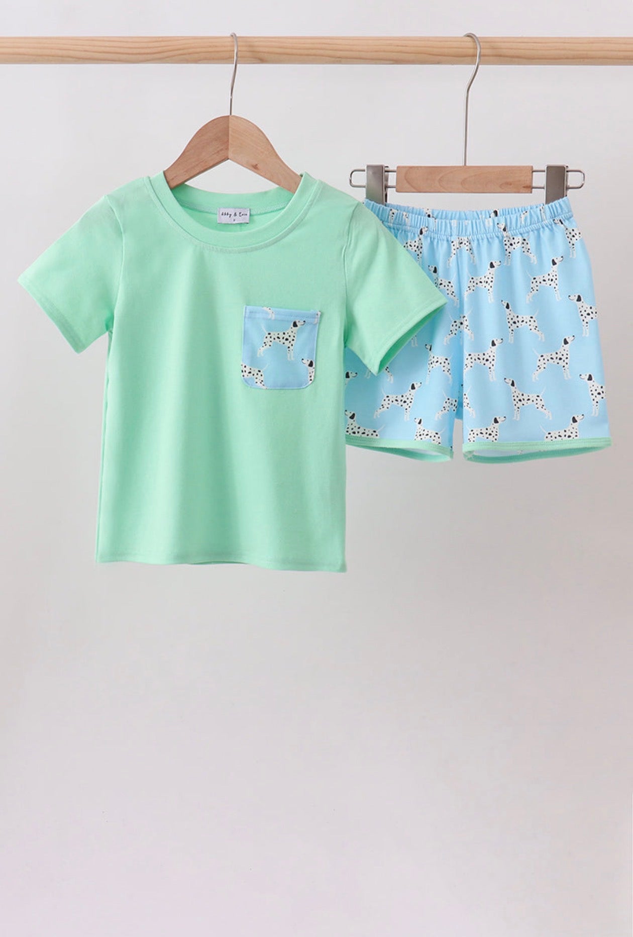 Green Pointer puppy set