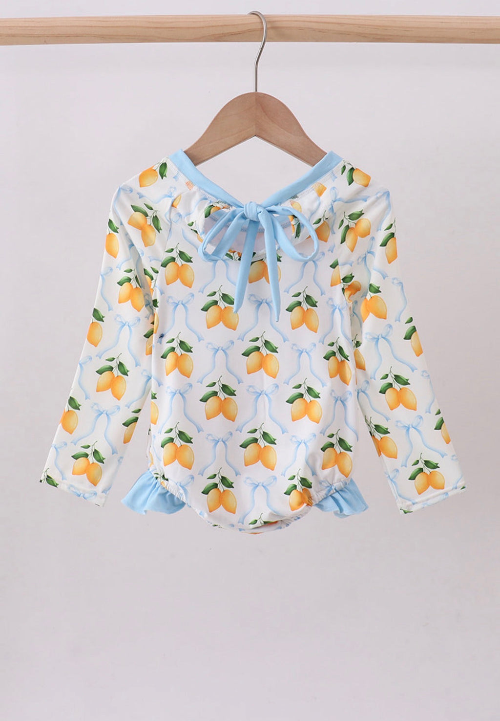 Bow lemon rashguard