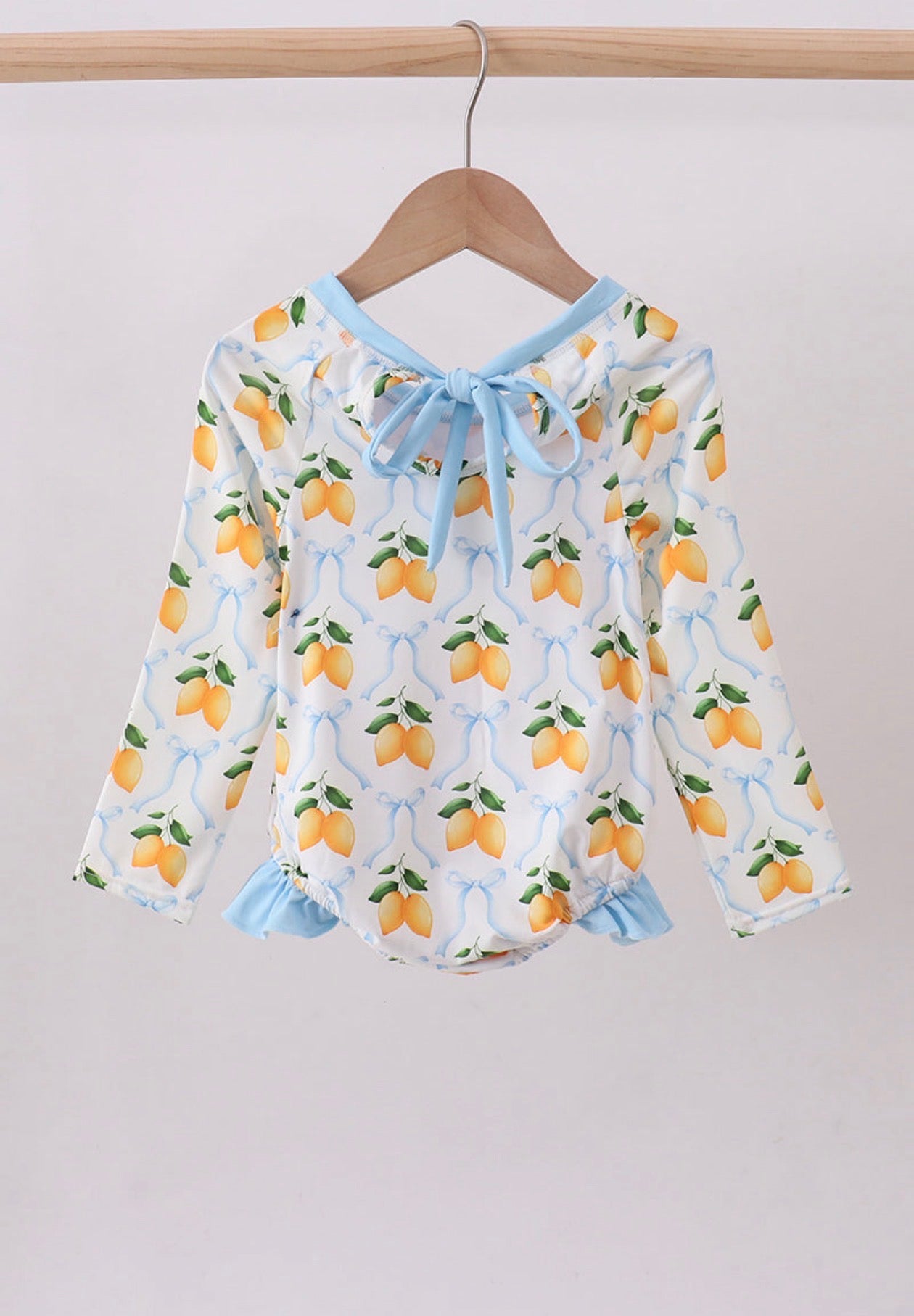 Bow lemon rashguard