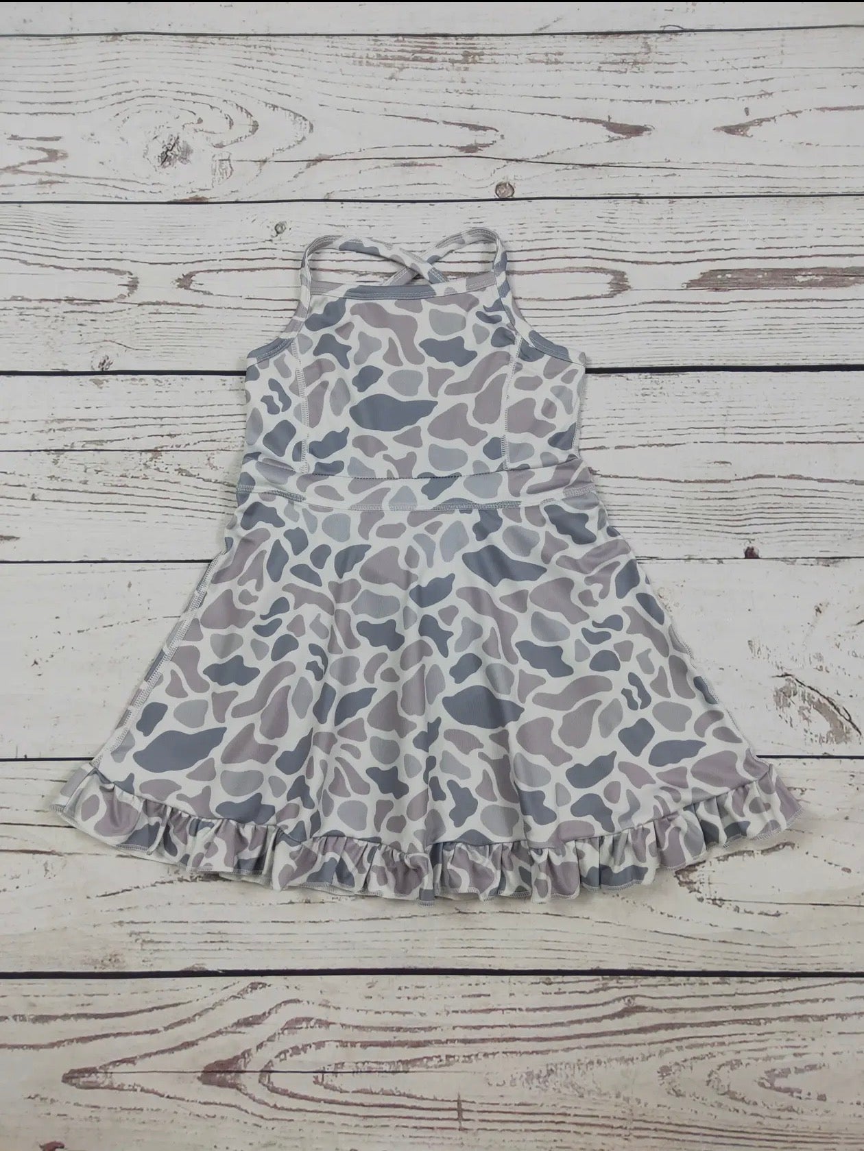 Girls Camo Athletic Dress