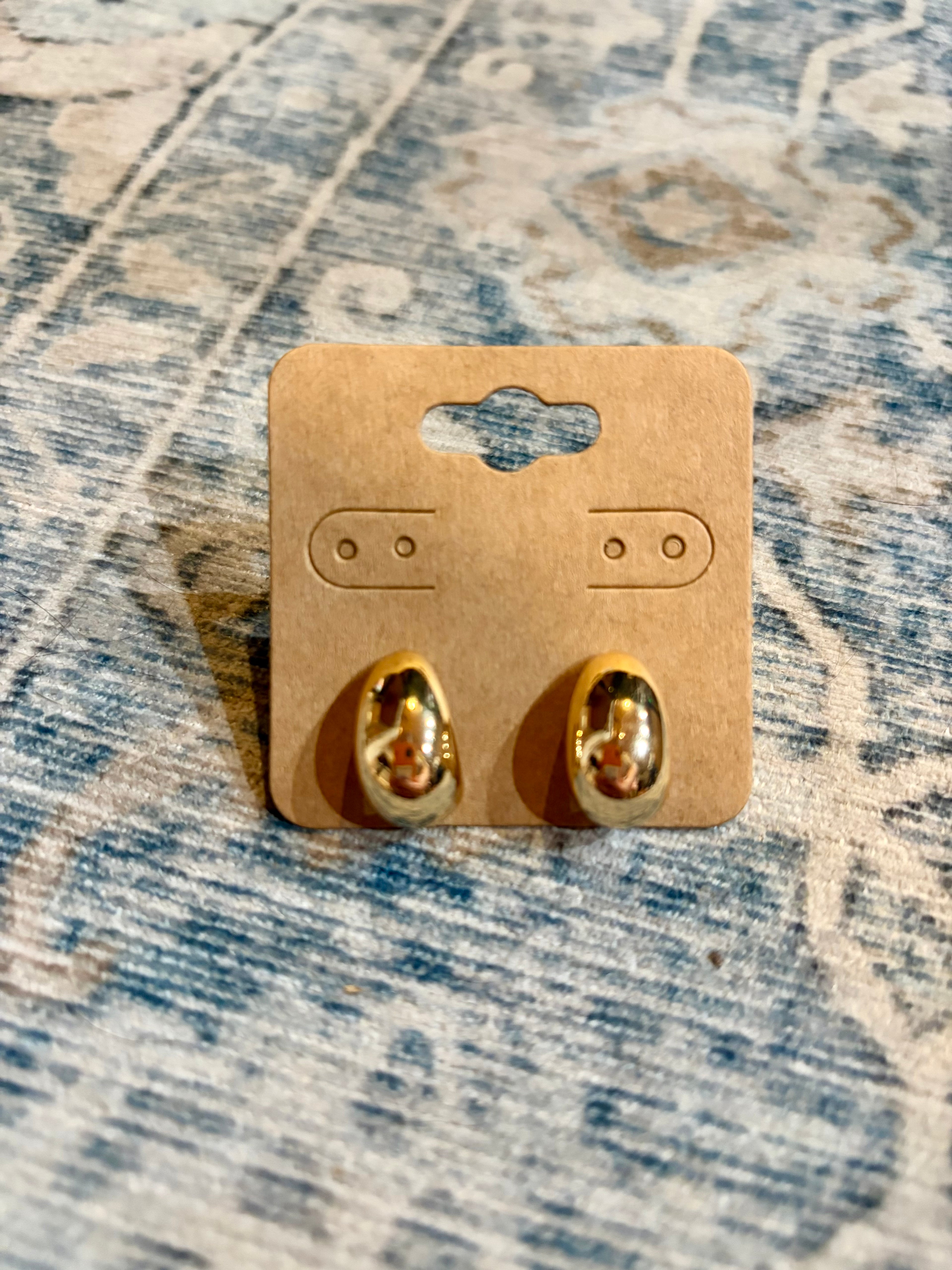 14k Gold Plated Raindrop earrings
