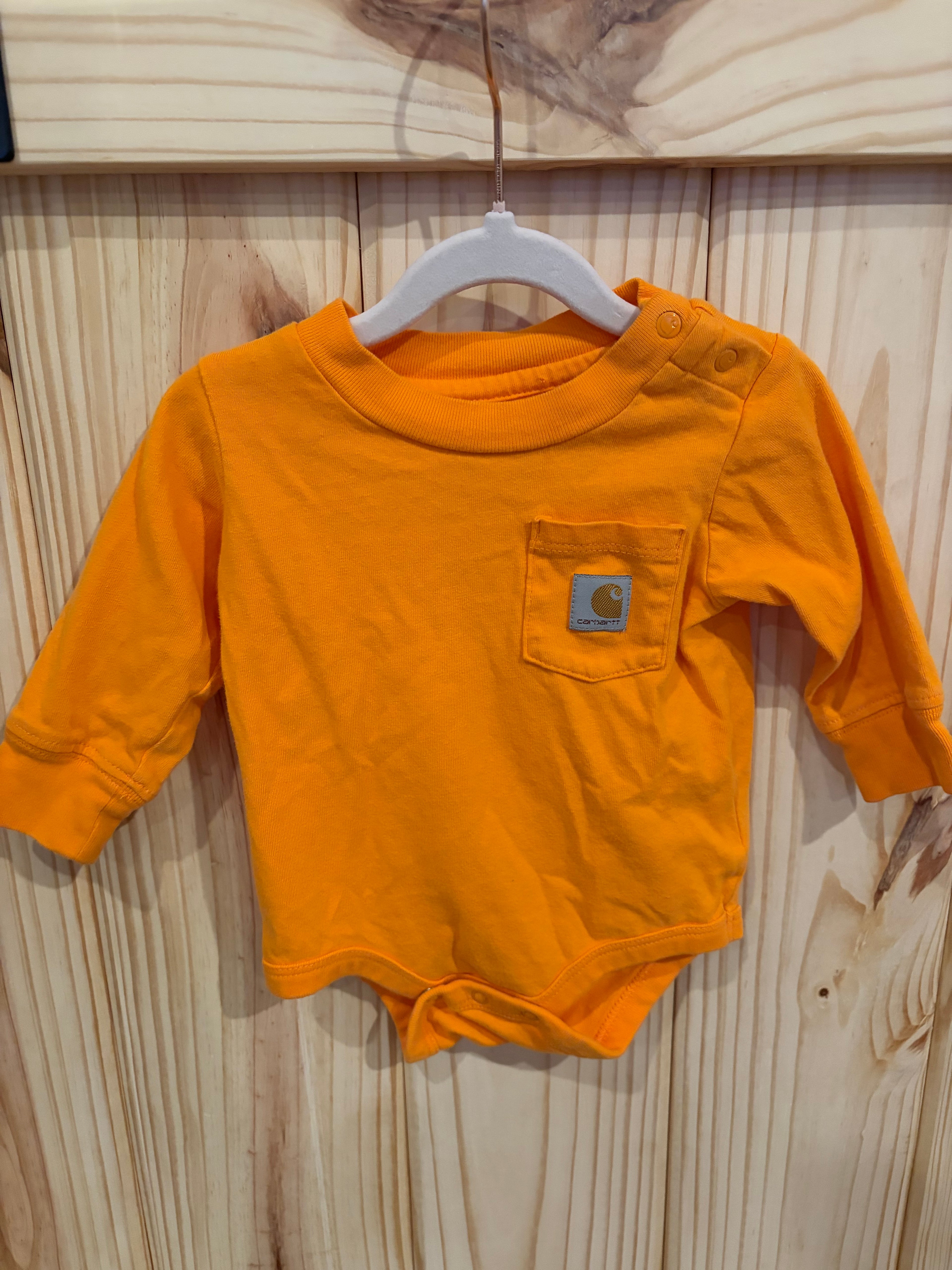 Orange Carhartt Onesie
