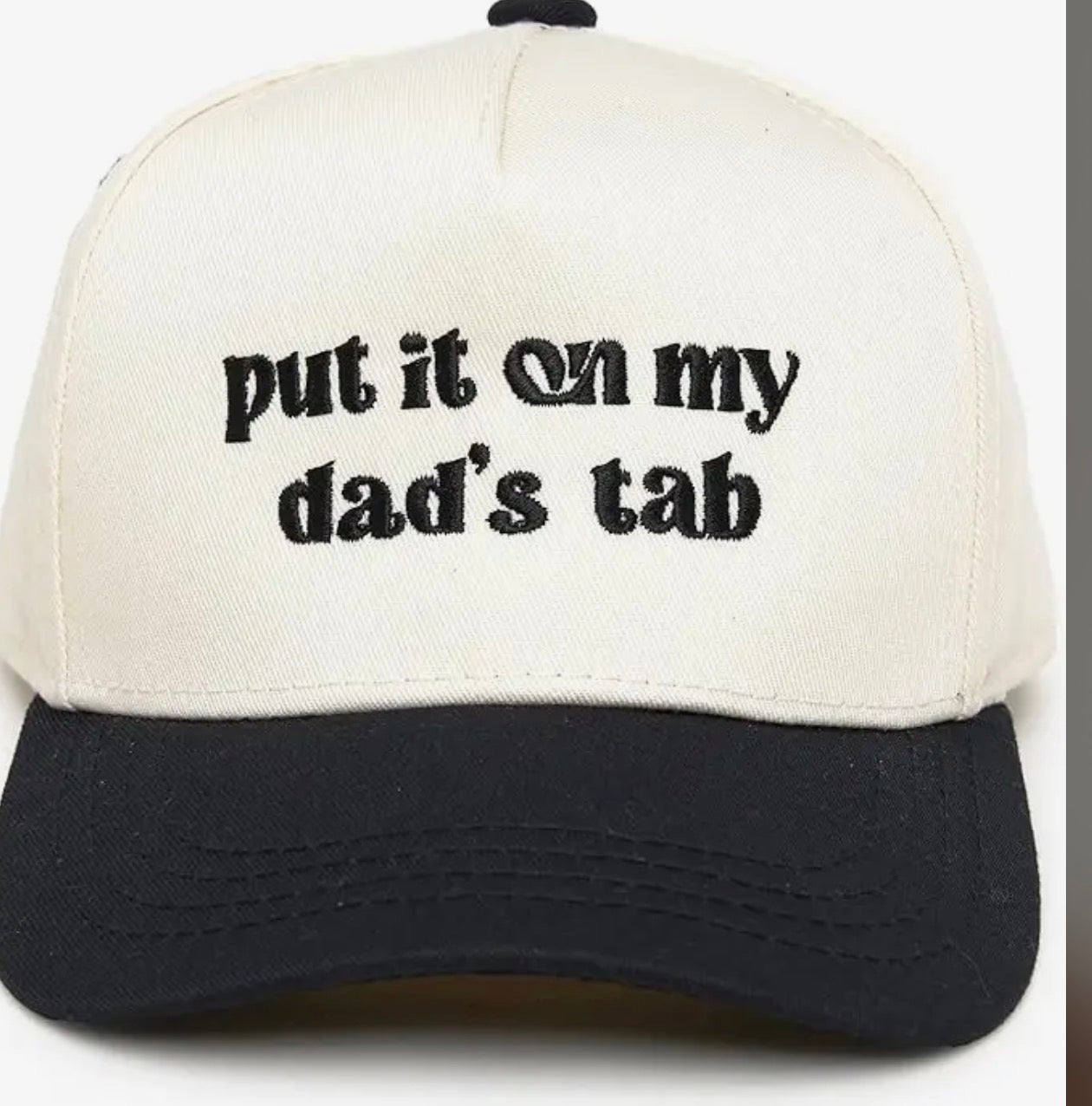 Put it on my Dad’s Tab Hat