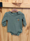 Teal Carhartt Onesie