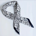 Silky Muse Satin Square Scarf - Chic Silky Scarf For Hair, Neck, or Bag Styling