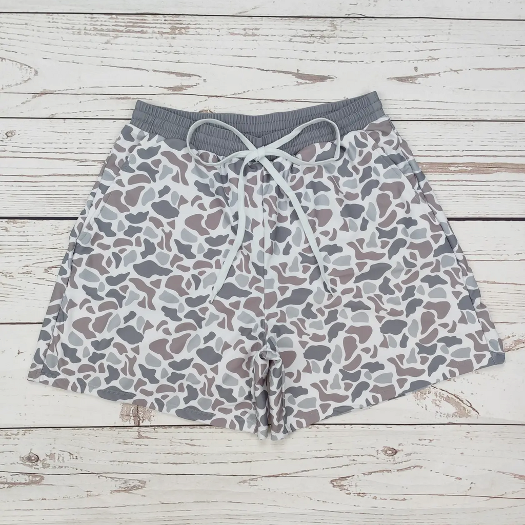 Men’s Camo Swim Trunks