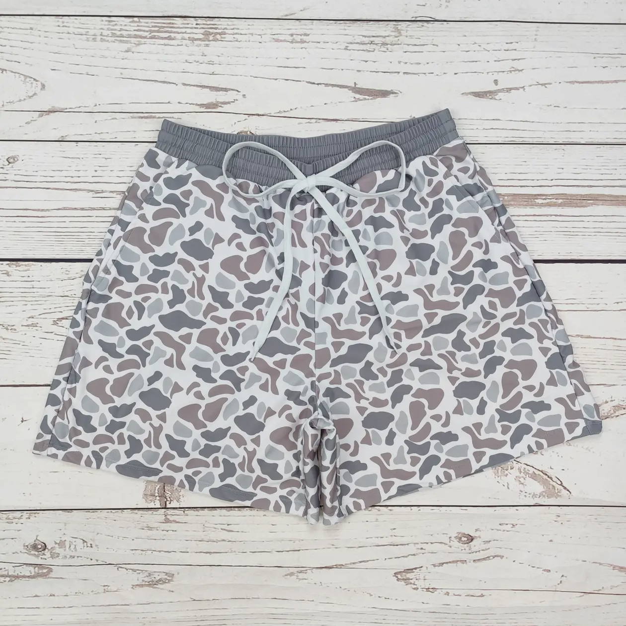 Men’s Camo Swim Trunks