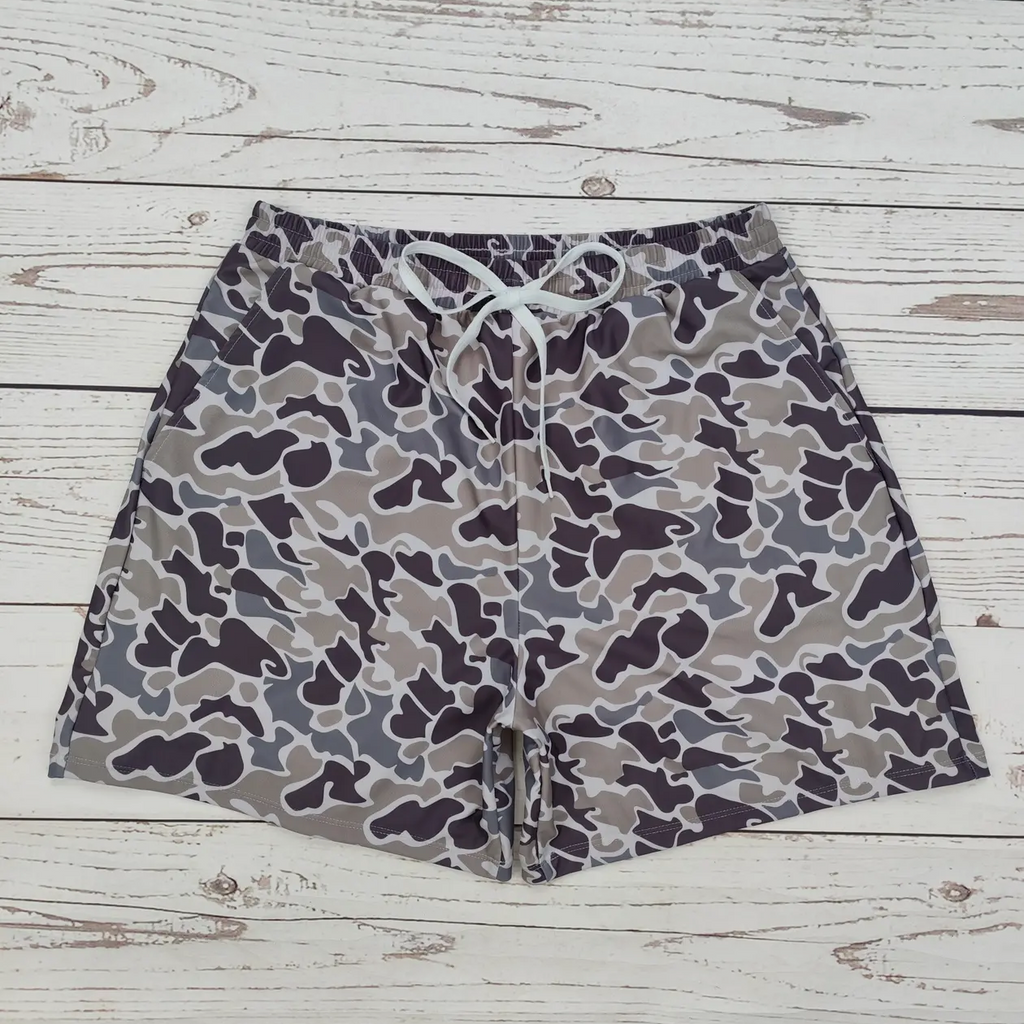Men’s Camo Swim Trunks