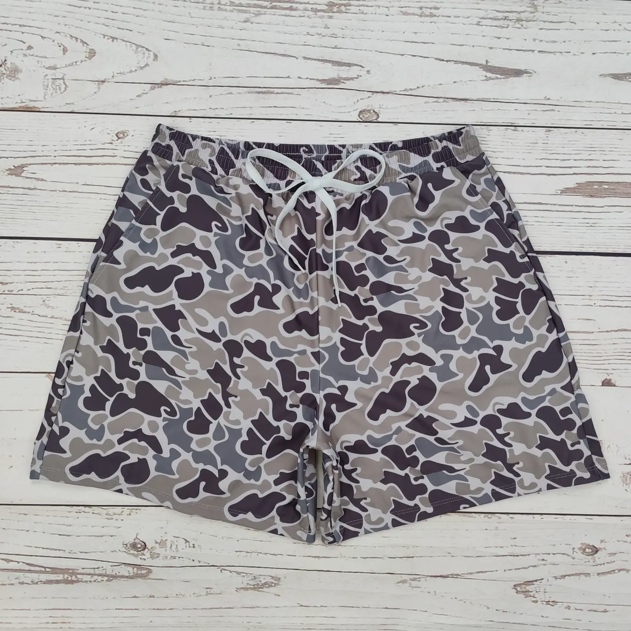 Men’s Camo Swim Trunks