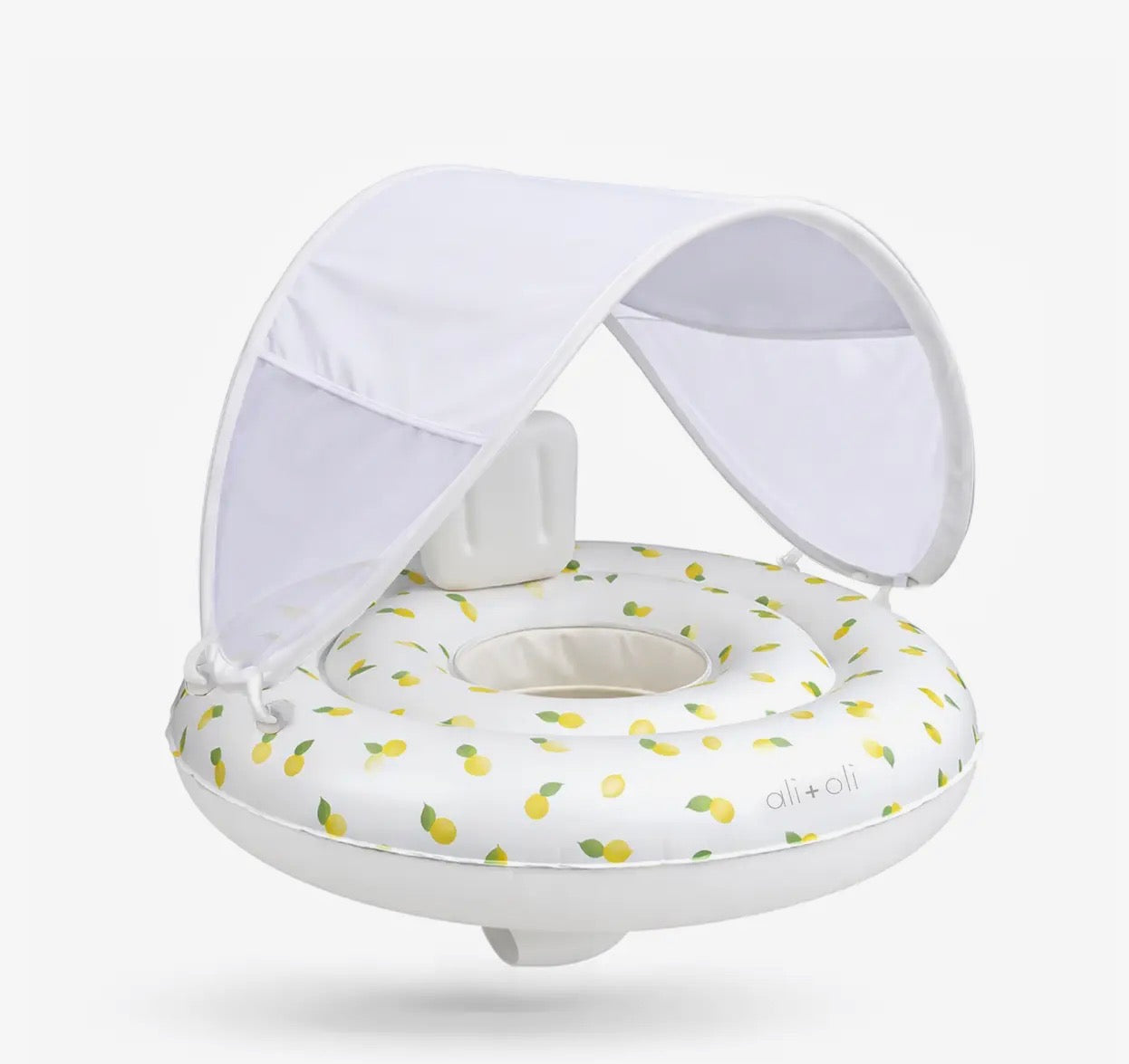 Ali+Oli Baby Swim Seat with Sun Canopy (Lemons)