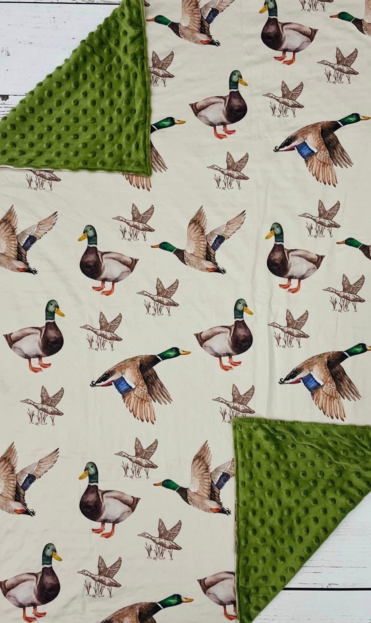 Green Duck Blanket