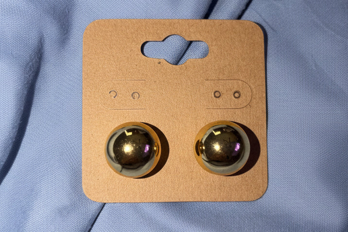Gold Ball Studs