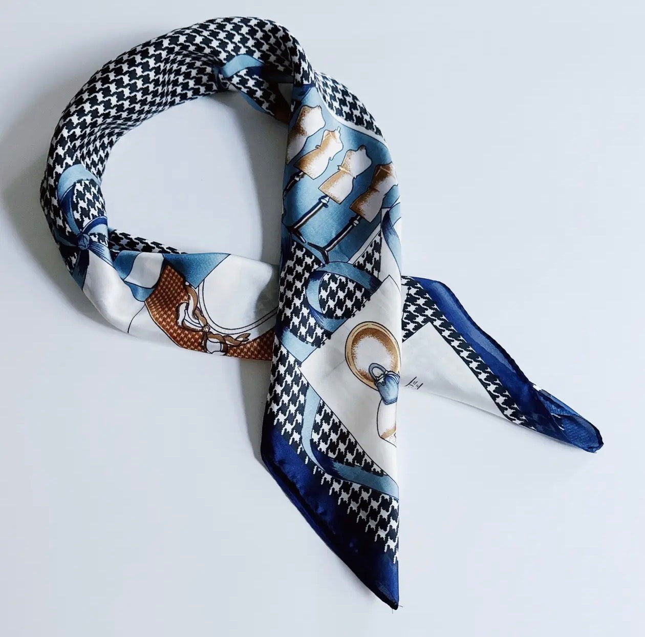 Silky Muse Satin Square Scarf - Chic Silky Scarf For Hair, Neck, or Bag Styling