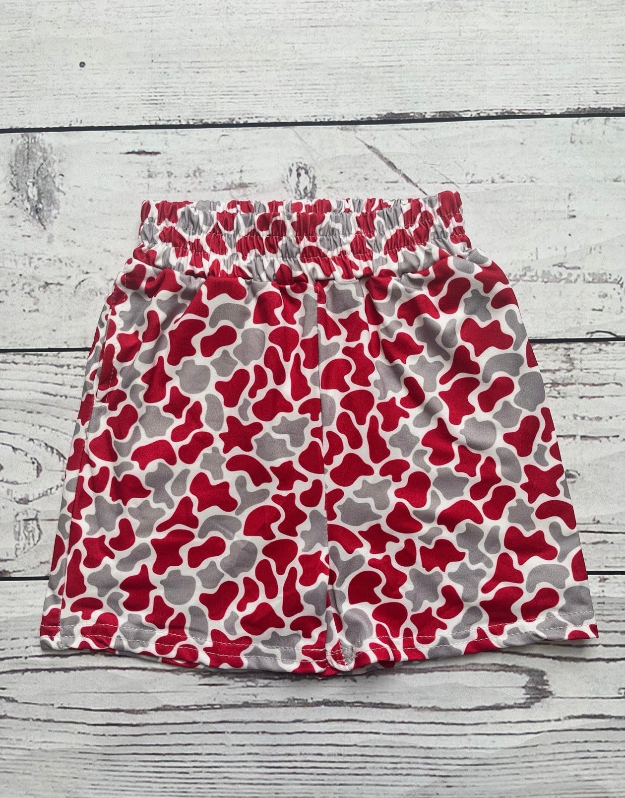 Red Camo Shorts