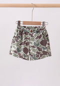 Camouflage printed shorts