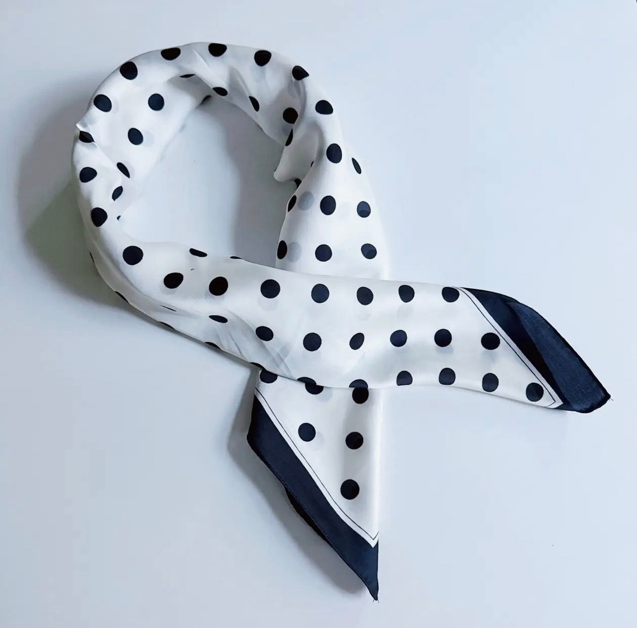 Silky Muse Satin Square Scarf - Chic Silky Scarf For Hair, Neck, or Bag Styling