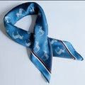 Silky Muse Satin Square Scarf - Chic Silky Scarf For Hair, Neck, or Bag Styling