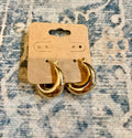 Thick 14k Gold Plated Hoops