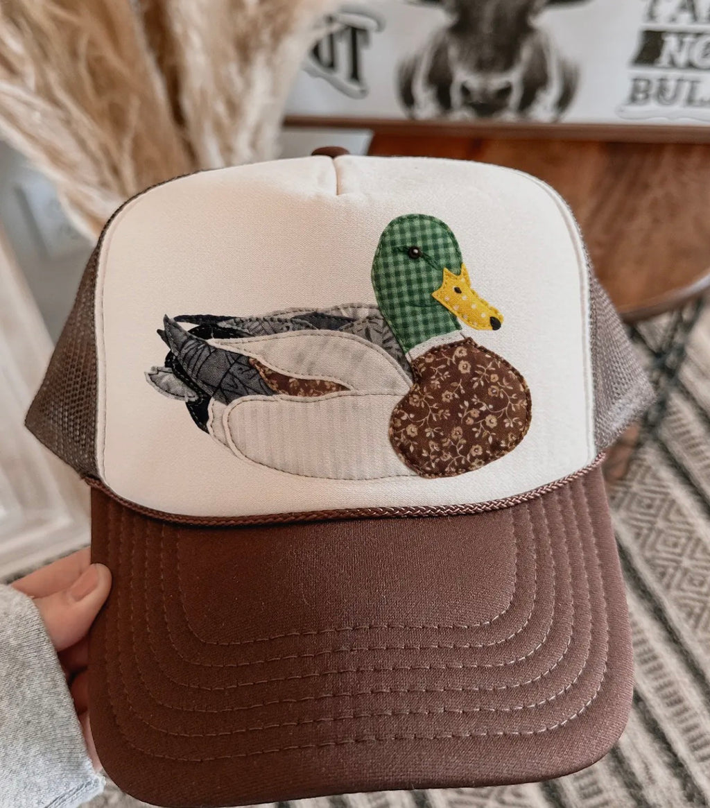 Duck patchwork hat
