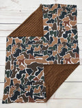 Brown Camo Blanket