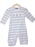 Blue Striped Cross Outfit