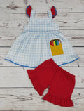 Crayon Gingham set