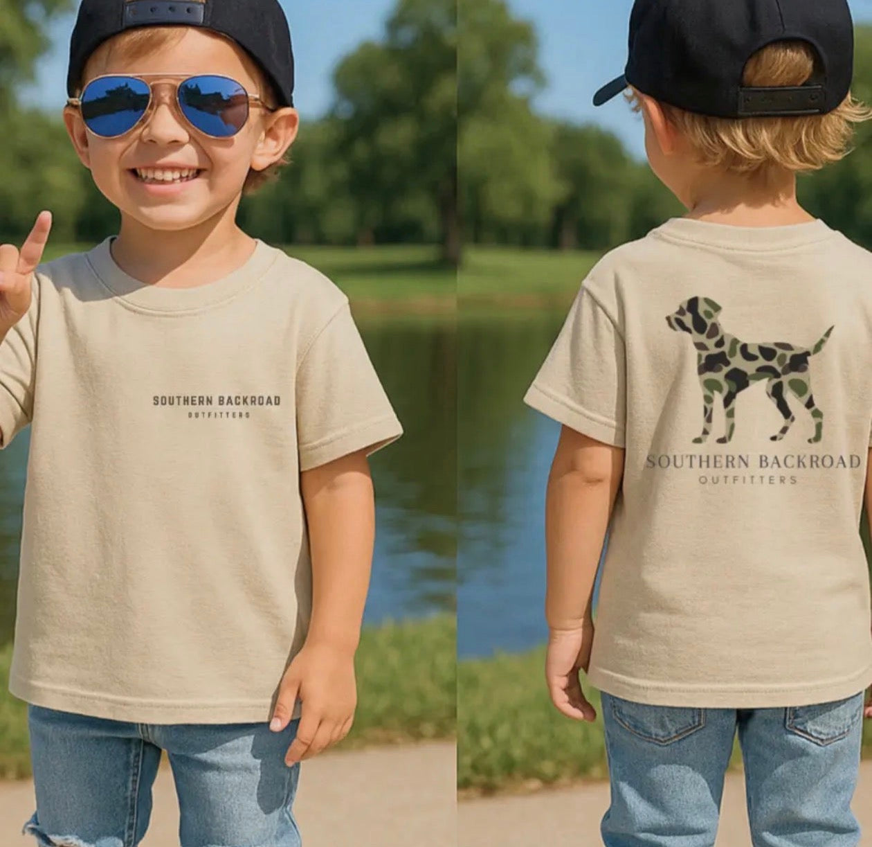 Southern Backroad Dog T-shirt